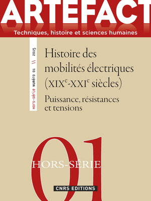 cover image of Artefact Hors Série n°1, Histoire des mobilités électriques